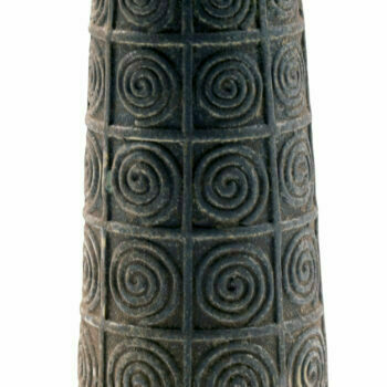 CeraSpark rusty Columnar Vase